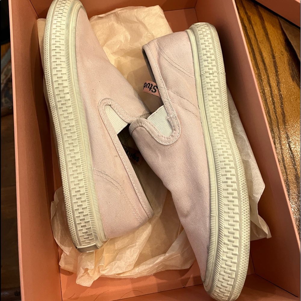 Acne Studios pink ballow slip-on sneakers 37 US 6.5